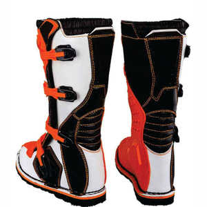 Bottes de course pour moto haute performance HIKE IMPEX – Bottes de protection antidérapantes avec protège-tibias et soutien de la cheville - Product Image 2