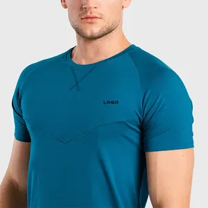 Camiseta de Verano de Manga Corta, Transpirable, de Secado Rápido, con Logotipo Personalizado, 180g, Tejido de Punto, Talla Grande, Alta Calidad, Color Blanco - Product Image 6