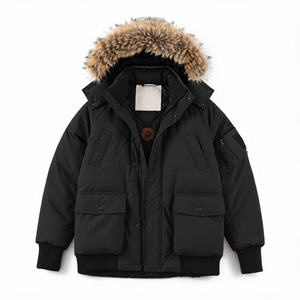 Parka d'hiver pour homme 2026, imperméable avec fermeture éclair, style décontracté, prix bas, haute qualité, respirant, grande taille, duvet - Product Image 5