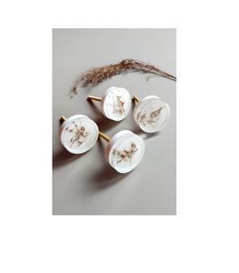 Poignées de porte en bois et résine faites à la main de qualité supérieure, poignée décorative pour armoire, tirette de tiroir en bois naturel pour meubles vintage et intérieur - Product Image 1