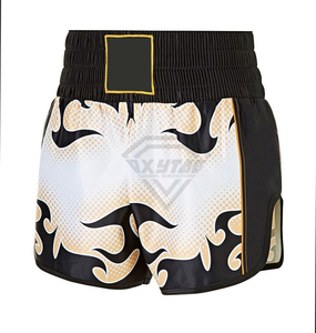 Pantalones Cortos de Muay Thai de Buena Calidad, Color Personalizado, para Entrenamiento, Fitness, Lucha, MMA, Kickboxing - Product Image 4