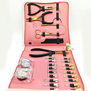 Kit d'extension de cheveux professionnel MAGMA BEAUTY, ensemble complet avec pinces en acier inoxydable de qualité chirurgicale pour usage commercial - Product Image 2