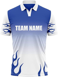 เสื้อคริกเก็ตแบบกำหนดชื่อและหมายเลขได้เอง สำหรับทุกเพศ ทุกทีม ผลิตจากโพลีเอสเตอร์ ราคาถูก ขายส่ง รับผลิตแบบ OEM - Product Image 5