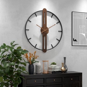 Sheesham Wood Minimalist <b>Wall</b> <b>Clock</b> Silent Quartz | Wholesale Handcrafted - Product Image 1