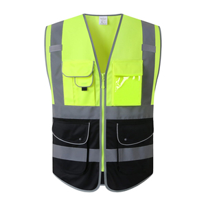 Premium Reflective Workwear <b>Uniforms</b> Safety Vest Durable <b>Construction</b> Safety Vest Manufacturer Wholesale Supply - Product Image 3