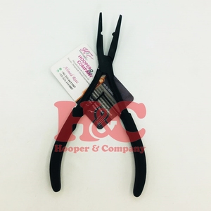 Alicates para Extensiones de Cabello con Anillo Nano Micro, Acero Inoxidable, Logotipo Personalizado, Color Negro, Marca HOOPER and COMPANY, Herramientas para Cabello de Uso Comercial - Product Image 1