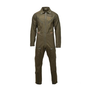 Vêtements de travail ignifuges de qualité supérieure de couleur verte, vêtements de travail pour pilotes, combinaison de vol, vêtements de travail pour pilotes - Product Image 1