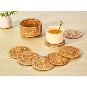 Décoration de table, sous-verres en rotin, set de table, design moderne, sous-verres en rotin élégants pour la maison, l'hôtel, la table, qualité supérieure - Product Image 2