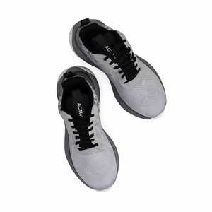 Gris Señoras Casual Sneaker Trendy Canvas AT7345 - Product Image 1