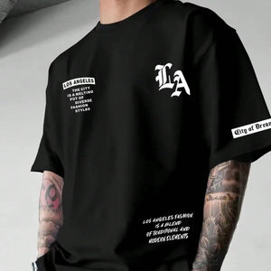 T-shirt 100% coton-Personnalisé-Convient pour l'été-Personnalisé selon vos besoins - Product Image 5