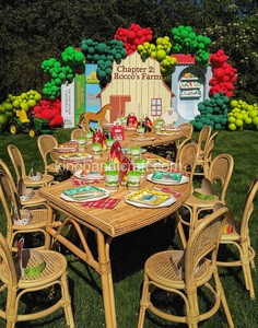 Chaises d'enfants en osier naturel faites à la main pour événements, mariages, fêtes d'anniversaire, mobilier OEM, fournisseur d'usine sur mesure - Product Image 6