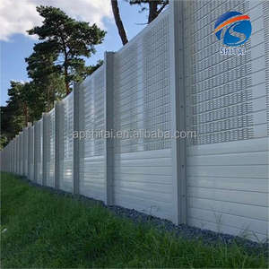 Шумовой барьер для наружного движения, сверхмощный акустический звуковой барьер, сварные жалюзи, прочный защитный шумовой барьер для горячей продажи - Product Image 3