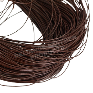 High Strength Dark Brown 1.5mm <b>Leather</b> <b>Cord</b> for Craft and Bead Work - Product Image 1