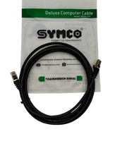 Câble de communication Ethernet RJ45 SYMCO Cat7 de 3 mètres pour ordinateur, routeur, connexion LAN et bureau