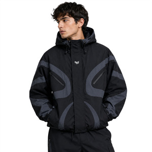 Chaqueta Cortavientos con Capucha Extra Grande de Lujo Personalizada para Hombre, Chaqueta Técnica Resistente al Agua, Ropa Urbana, OEM, Marca Privada, Venta al Por Mayor - Product Image 4