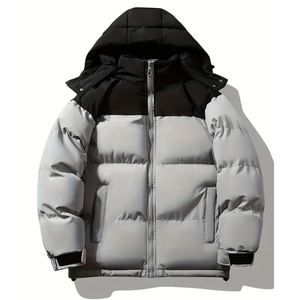 Chaqueta de Plumón para Hombre, Invierno, OEM, ODM, Logotipo Personalizado, Chaqueta Acolchada Resistente al Viento, Fábrica Mayorista, Chaqueta de Plumón de Alta Calidad - Product Image 3