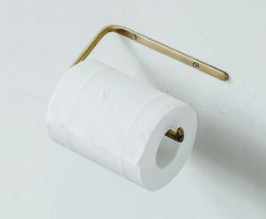 Porte-papier toilette fonctionnel en fer avec bords lisses, facile à utiliser pour les besoins quotidiens de la salle de bain - Product Image 1