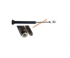 Mandrin de perçage micro en chrome SUNTOOLS/STIPL Modèle 253 pour outil rotatif – Idéal pour la pose de bijoux et la fabrication de bijoux - Product Image 2