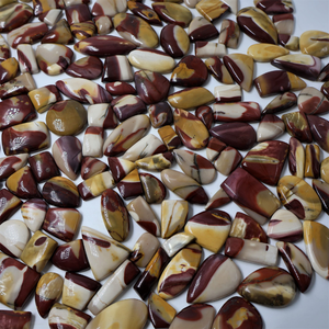 Cristal Rojo Mookaite Natural de Alta Calidad, Cabujón Ovalado, Corte Artesanal, Colgante, Perla Suelta para Joyería, Pulido a Mano, Efecto de Color - Product Image 2