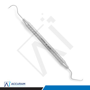 Kit d'instruments d'examen dentaire Accuram, 4 pièces, miroir dentaire, sonde, pince, acier inoxydable, ensemble de diagnostic dentaire CE - Product Image 4