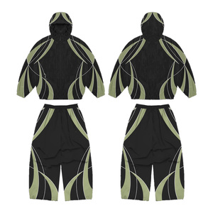 Factory Direct Custom Windbreaker <b>Sets</b> Windproof Outfit Athletic <b>Set</b> Reflective Detail Custom Branding - Product Image 2