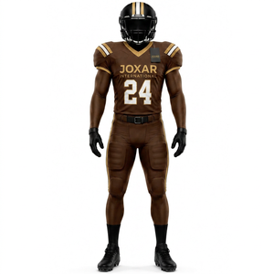 Uniforme de Fútbol Americano Personalizado para Escuelas Secundarias y Uniforme de Fútbol Americano Personalizado para Adultos Disponible en Múltiples Colores - Product Image 1