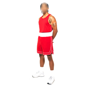 Ensemble de combinaisons de boxe sur mesure, dernier design, 100% polyester, respirant, séchage rapide, léger, gilets taille haute pour le combat et le kickboxing - Product Image 4