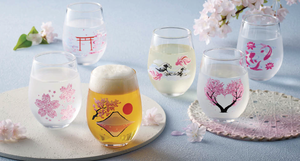Japanese Sakura Design Temperature Variation Useful Glass Cups & Bottles <b>for</b> Wine Brandy Drinks-Lightweight Eco-Friendly - Product Image 5