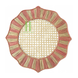 Produits phares : Sets de table en corde de papier, tailles personnalisables, variété de couleurs, pour la décoration de table et la décoration intérieure, en provenance du Vietnam, vente en gros. - Product Image 1