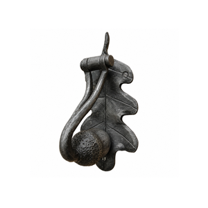 Timbre de Puerta Decorativo de Hoja de Roble en Latón Antiguo, Herraje Rústico de Lujo para Puerta Principal, Adorno para Entrada de Casas, Villas y Hoteles - Product Image 1