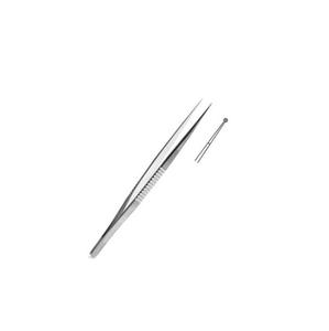 Pinzas para Micro Anillos Diam-N-Dust de Acero Inoxidable, 18 cm (7 Pulgadas), Diámetro 1 x 0.5 mm, Instrumento Quirúrgico de Precisión - Product Image 3