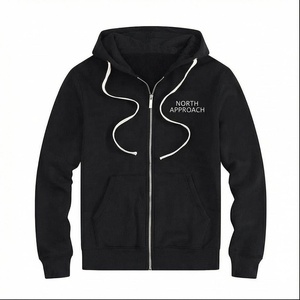 Hoodie surdimensionné élégant pour homme, design vintage délavé avec poche avant, confortable, personnalisable pour l'hiver. - Product Image 1