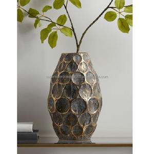 El mejor producto en 2025, florero y macetas de Metal de latón, nuevos jarrones y macetas hechos a mano, decoraciones navideñas para bodas - Product Image 5