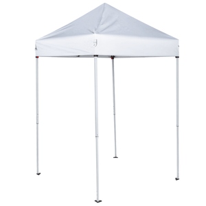 Gazebo Moderno 5x5FT per Esterni con 4 Pareti Laterali in Tessuto Bianco e Pali in Alluminio/Metallo Impermeabile per Arredamento da Giardino - Product Image 3