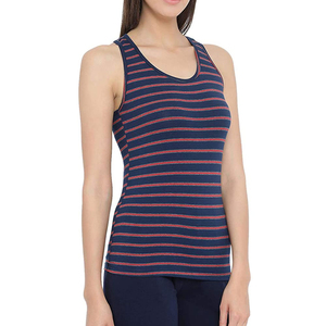 เสื้อกล้ามถักนิตติ้งผู้หญิงแบบใหม่ บริการ OEM มีสินค้าในสต็อก - ชุดออกกำลังกาย ผ้าฝ้าย 100% ปรับแต่งได้ ระบายอากาศได้ดีและแห้งเร็ว - Product Image 4