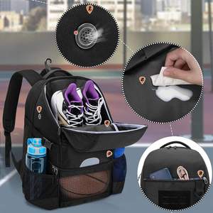 Grand sac de sport pour basketball et rugby avec compartiment à chaussures, sac à dos de sport résistant à l'eau pour le volley-ball, le football et la gym - Product Image 3
