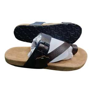 Sandales pour hommes en cuir véritable, bout rond, chaussures d'été confortables, qualité export, fournisseur en gros - Product Image 1