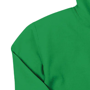 AKA The Quad Club 4 Embroidered Hoodie AKA <b>Green</b> Premium Cotton Fleece Pullover Hooded Sweatshirt Unisex - Product Image 3