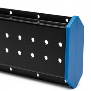 Storage Wall Mount Rail Capacity 300 lbs Loading 35" Heavy Duty Metal Pegboard <b>Hook</b> Rail Garage <b>Tool</b> Black Color GAPGAR002 - Product Image 3