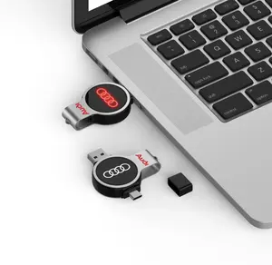 Stijlvol Ontwerp Otg Usb Flash Drives 2.0 Swivel Usb Flash Geheugen 3.0 Draaibaar Pendrive Otg Usb Key