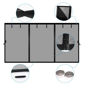 Tenda per Porta del Garage 7*8 ft in PVC Trasparente, Isolante per Basse Temperature, Antivento, Antipolvere e Antiinsetti - Product Image 2