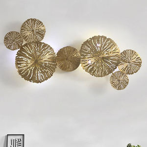 Décoration murale en métal au design magnifique pour le salon, oiseaux, ailes d'aigle, accessoires muraux de luxe, finition dorée - Product Image 5