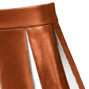 Jupe plissée marron camel pour femmes et filles, idéale pour la danse, les entraînements, les compétitions et les tenues de sport scolaires - Product Image 3