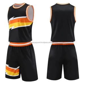 Conjunto de Uniformes de Baloncesto Personalizados por Sublimación para Hombre, Niño y Joven, Transpirables, Ligeros, de Secado Rápido, Uniformes Profesionales para Equipos - Product Image 1