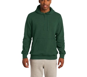 Sweat-shirts à capuche pour hommes en gros, avec étiquette brodée, coupe classique, épaules tombantes, 100% coton molletonné, poche, séchage rapide - Product Image 3