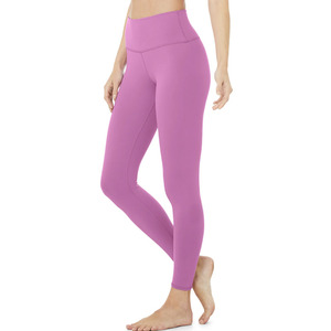 กางเกงโยคะผู้หญิงรุ่นใหม่ล่าสุด ขายดี ระบายอากาศได้ดี ผ้าถักคุณภาพสูง เอวยางยืดใส่สบาย รับผลิตพร้อมโลโก้ตามสั่ง - Product Image 1