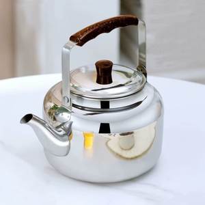 Stylish Stainless Steel <b>Kettle</b> With Mirror Polish Finish Loud Lid For Safe And Easy Kitchen <b>Water</b> Boiling - Product Image 1