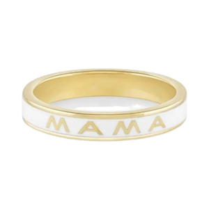 Anillo de Esmalte Colorido Personalizado, Anillo de Corazón MAMA, Regalo del Día de la Madre, Chapado en Oro de 18K, Anillo Ajustable de Plata para Mujer con Nombre - Product Image 2