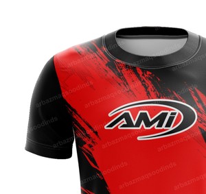 T-shirt pour homme en coton 100% léger, coupe ample, respirant, séchage rapide, avec logo personnalisé imprimé par sublimation, dernier design. - Product Image 4