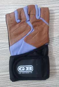 Gants de fitness demi-doigts légers et respirants en PU avec fermeture à boucle pour haltérophilie et exercices pliométriques 0,5 kg Hommes Geo - Product Image 3
